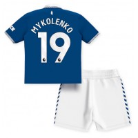 Camisa de time de futebol Everton Vitaliy Mykolenko #19 Replicas 1º Equipamento Infantil 2023-24 Manga Curta (+ Calças curtas)